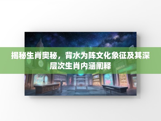 揭秘生肖奥秘，背水为阵文化象征及其深层次生肖内涵阐释