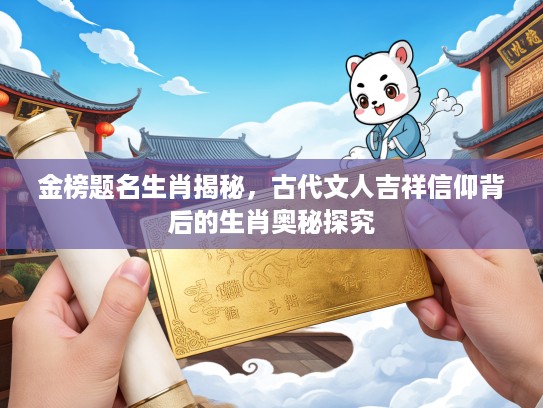 金榜题名生肖揭秘，古代文人吉祥信仰背后的生肖奥秘探究