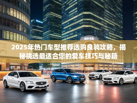 2025年热门车型推荐选购良驹攻略，揭秘挑选最适合您的爱车技巧与秘籍