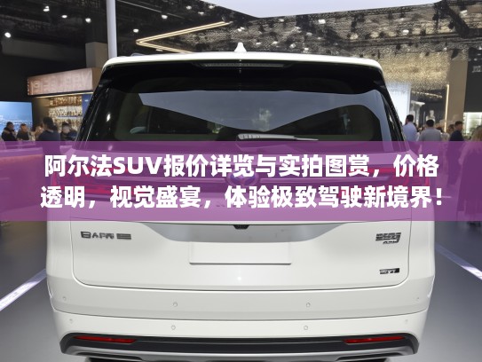 阿尔法SUV报价详览与实拍图赏，价格透明，视觉盛宴，体验极致驾驶新境界！