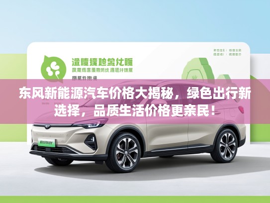东风新能源汽车价格大揭秘，绿色出行新选择，品质生活价格更亲民！