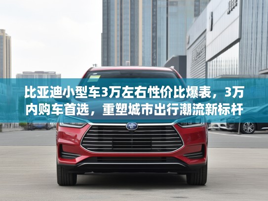 比亚迪小型车3万左右性价比爆表，3万内购车首选，重塑城市出行潮流新标杆