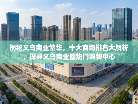 揭秘义乌商业繁华，十大商场排名大解析，探寻义乌商业圈热门购物中心