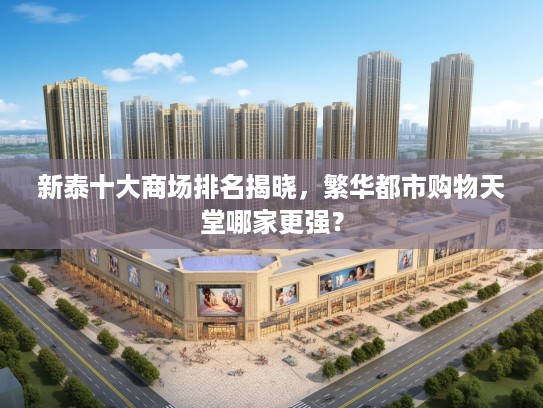 新泰十大商场排名揭晓，繁华都市购物天堂哪家更强？