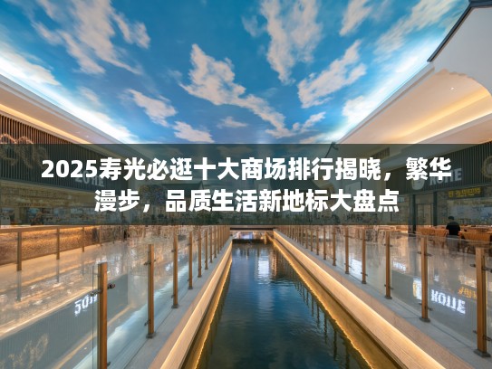 2025寿光必逛十大商场排行揭晓，繁华漫步，品质生活新地标大盘点