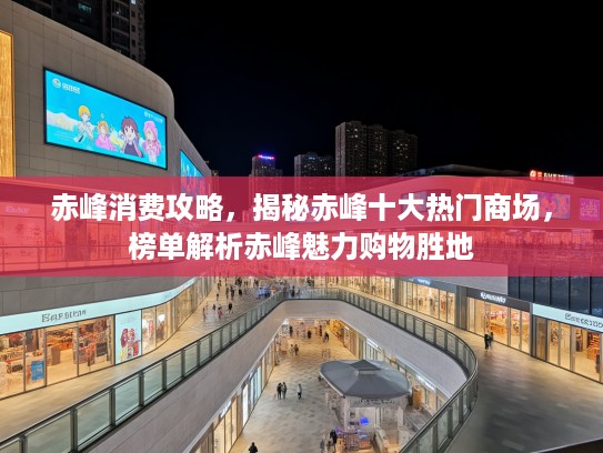 赤峰消费攻略，揭秘赤峰十大热门商场，榜单解析赤峰魅力购物胜地