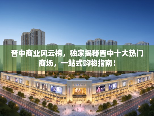 晋中商业风云榜，独家揭秘晋中十大热门商场，一站式购物指南！