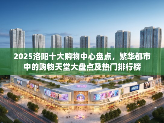 2025洛阳十大购物中心盘点，繁华都市中的购物天堂大盘点及热门排行榜