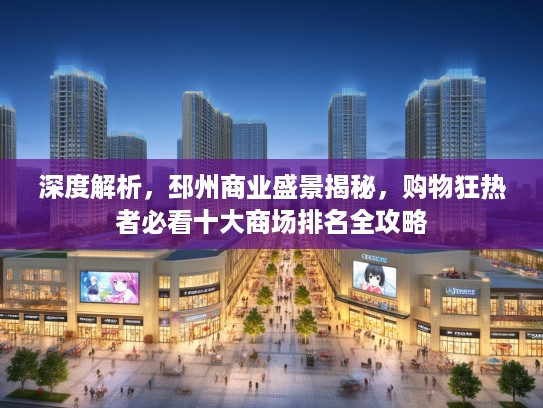 深度解析，邳州商业盛景揭秘，购物狂热者必看十大商场排名全攻略