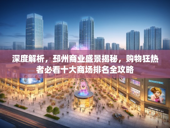 深度解析，邳州商业盛景揭秘，购物狂热者必看十大商场排名全攻略