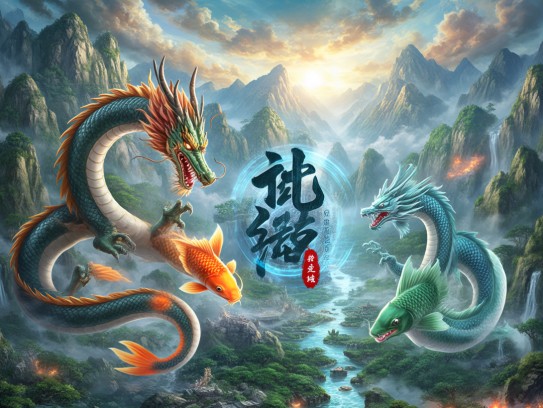 龙战鱼骇成语组词奇幻之旅，探寻成语背后的神话传说