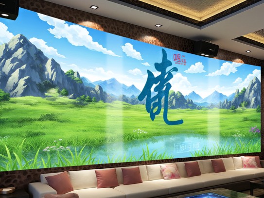 绿草如茵成语巧织，夏日诗篇悠然绽放之美感体验