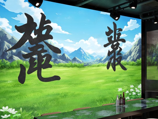 绿草如茵成语巧织，夏日诗篇悠然绽放之美感体验