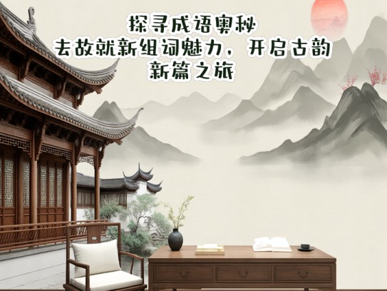 探寻成语奥秘，去故就新组词魅力，开启古韵新篇之旅