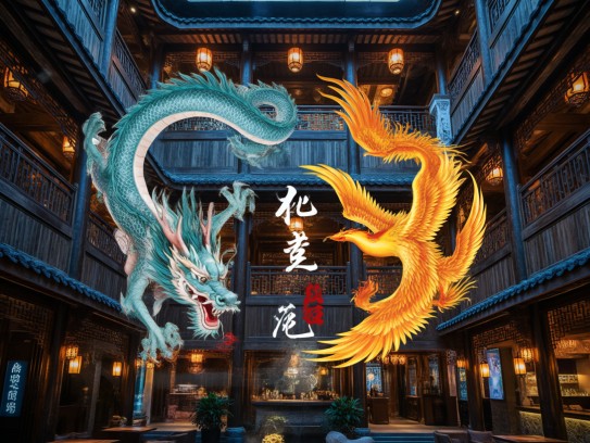 龙腾凤舞话成语，深度解析成语组词之龙盘凤逸的艺术韵味